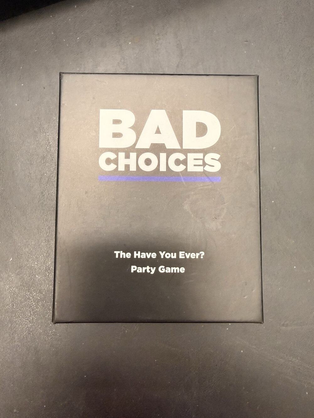 Bad Choices The Have You Ever? Adult Party Card Game Dyce Games 2022 Complete